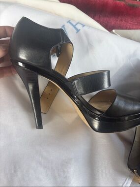 Elegant Black High-Heel Platform Sandals - Women's Michael Kors size 10